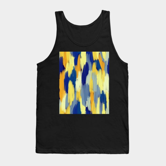 Brushstrokes in camouflage Tank Top by KathrinLegg